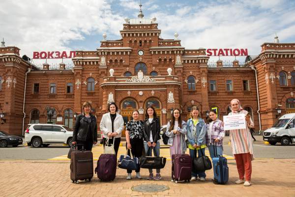 Сегодня столица Республики Татарстан встречала  участников  Международной олимпиады по русскому языку для учащихся школ с родным (нерусским) языком обучения.